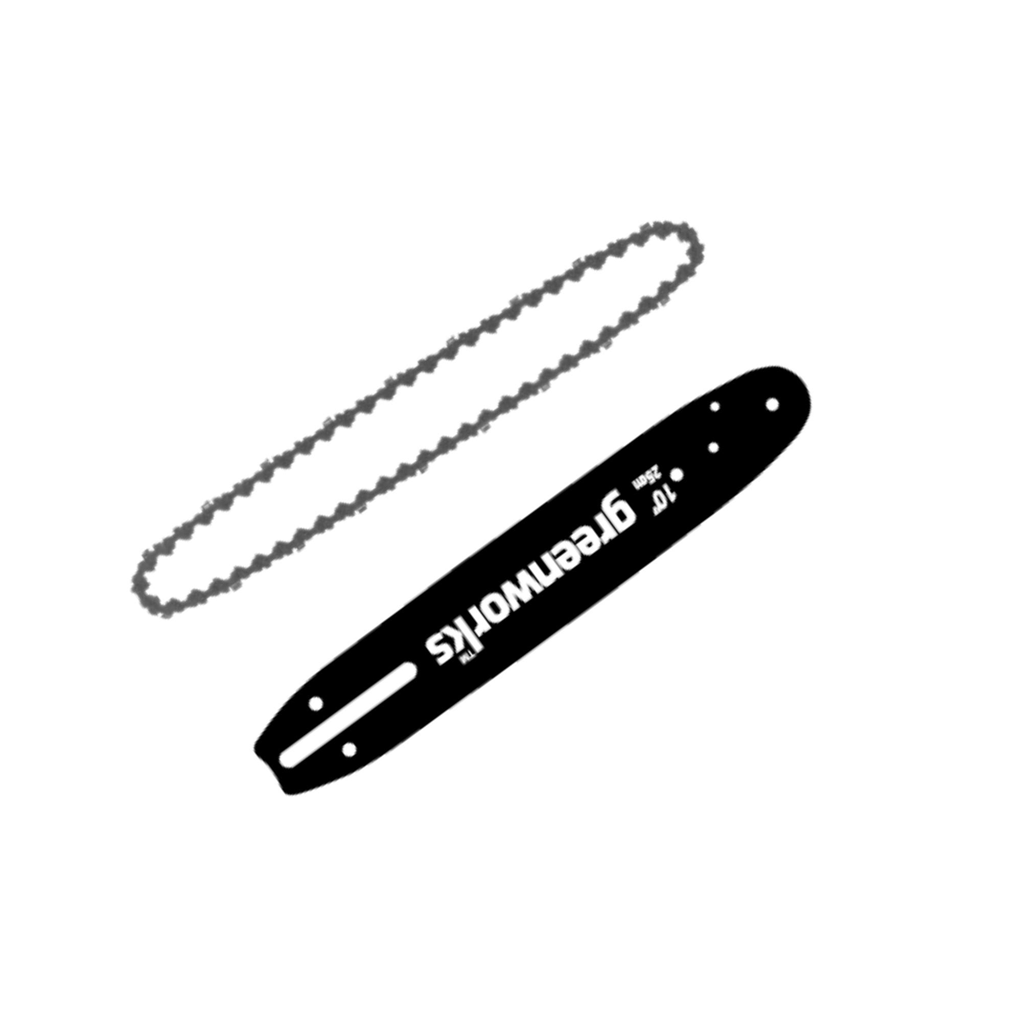 10" Replacement Chainsaw Chain and Bar Combo Kit, 3/8" Pitch, .043" Chain Gauge and 40DL
