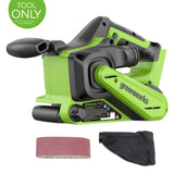 24V 3in x 18in Brushless Cordless Belt Sander and Dust Bag(Tool Only)