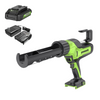 24V Cordless Battery Caulk Gun: 2.0 Ah Battery and Changer