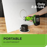 24V Cordless Battery Speed Saw Rotary Tool: 2.0 Ah USB Battery and Charger