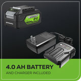 24V Cordless Battery Heat Gun: 4.0 Ah Battery and Charger