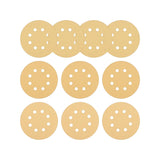 10PC 5" 8-Hole Hook and Loop Sanding Discs Pad Kit Random Orbit Sandpaper