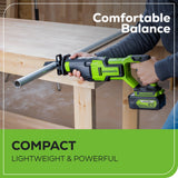 24V 1-1/8" Reciprocating Saw (Tool Only)
