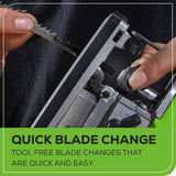 24V Cordless Battery Brushless Jig Saw: 2.0 Ah Battery and Charger