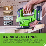 24V Cordless Battery Gen 2 Jig Saw (Tool Only)