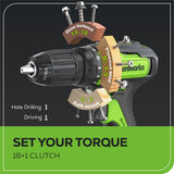 24V Cordless Battery Brushless 1/2" 310 in/lbs Drill / Driver: (1) 2.0 Ah Battery and Charger