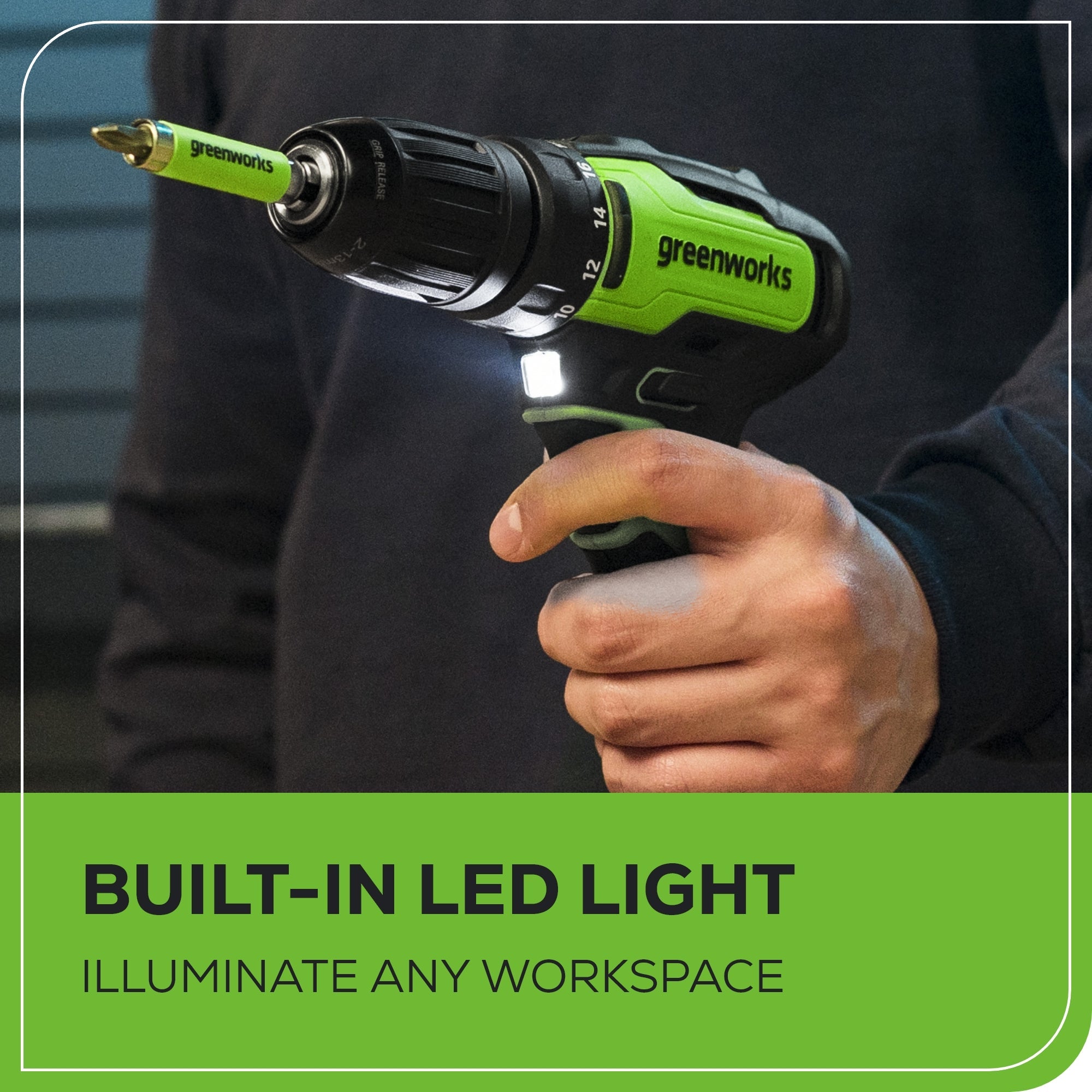 24V Cordless Battery Brushless 1/2" 310 in/lbs Drill / Driver: (1) 2.0 Ah Battery and Charger