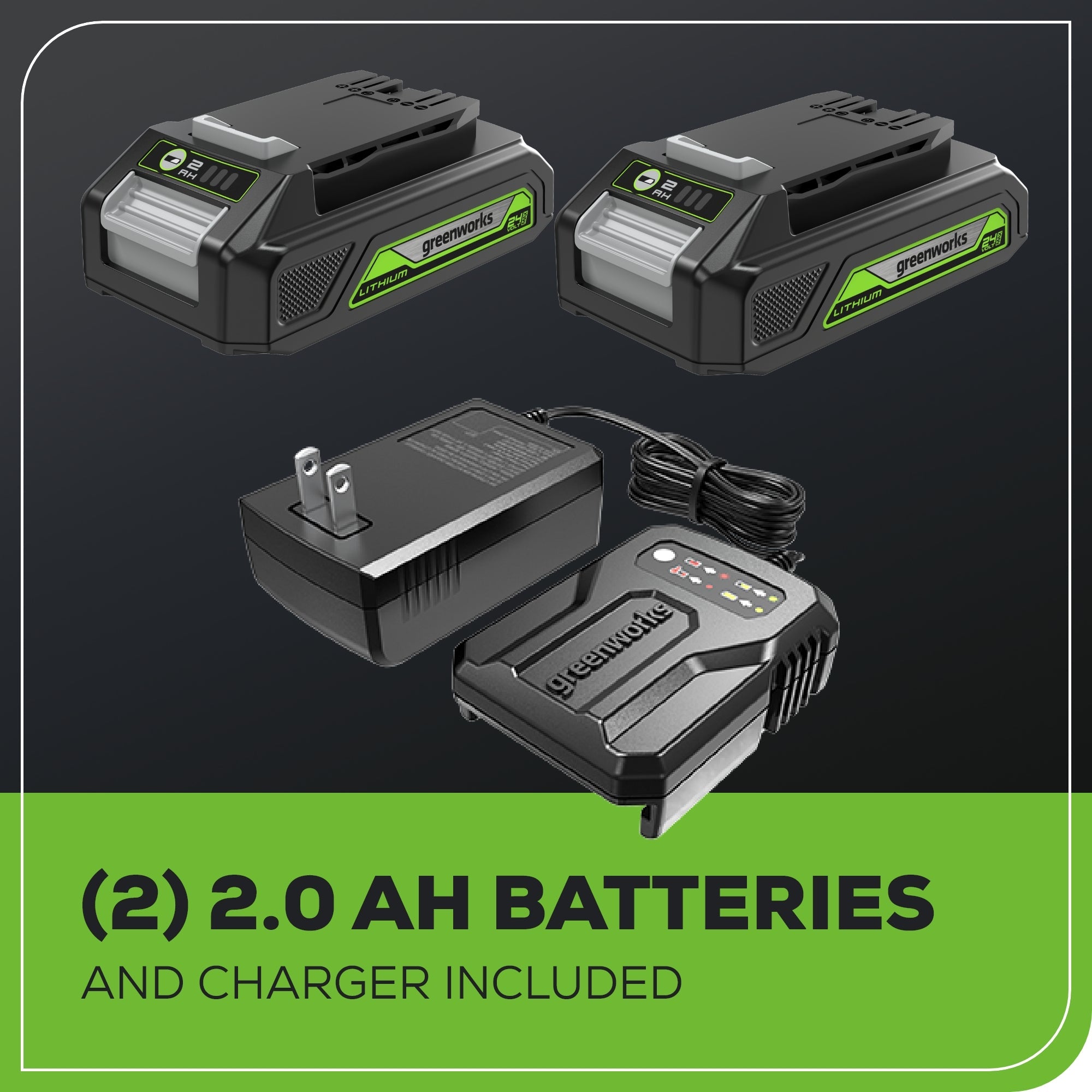 24V 1/4" 1950 in/lbs Brushless Impact Driver Kit: (2) 2.0 Ah Batteries, Charger, Bits and Tool Bag