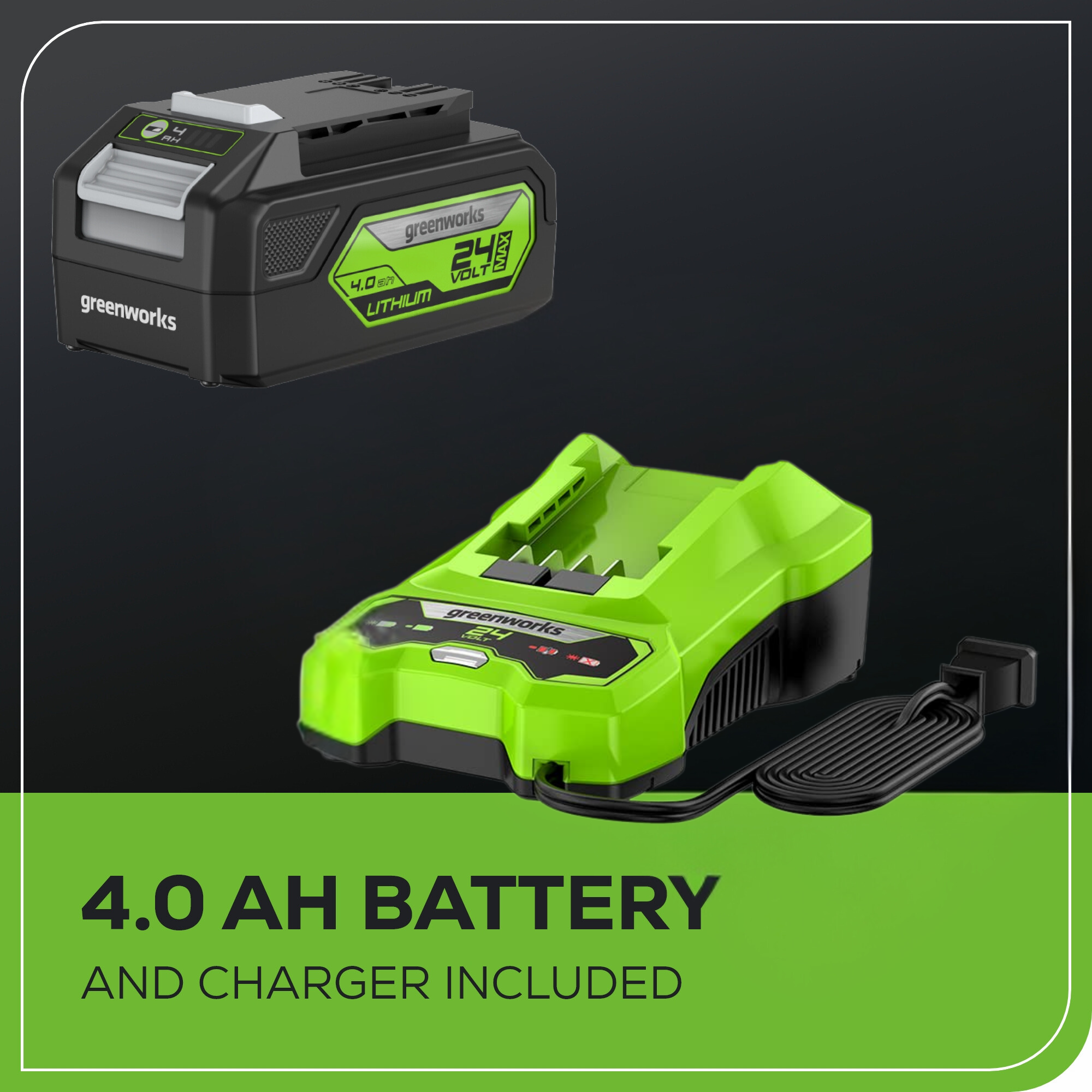 24V SDS-Plus 2J Brushless Rotary Hammer Drill: 4.0 Ah USB Battery and Charger