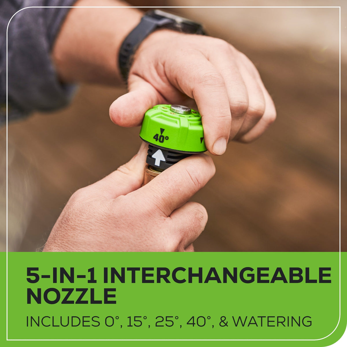OPEN BOX 24V 600 PSI 0.8 GPM Cold Water Cordless Power Cleaner: 4.0 Ah USB Battery and Charger
