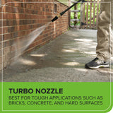 1800 PSI 1.1 GPM Corded Electric Pressure Washer (Open Frame)
