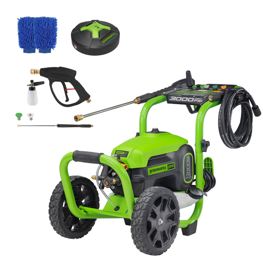 OPEN BOX 3000 PSI 2.0 GPM Cold Water Electric Pressure Washer Combo Kit, Short Gun, Mitts and 15