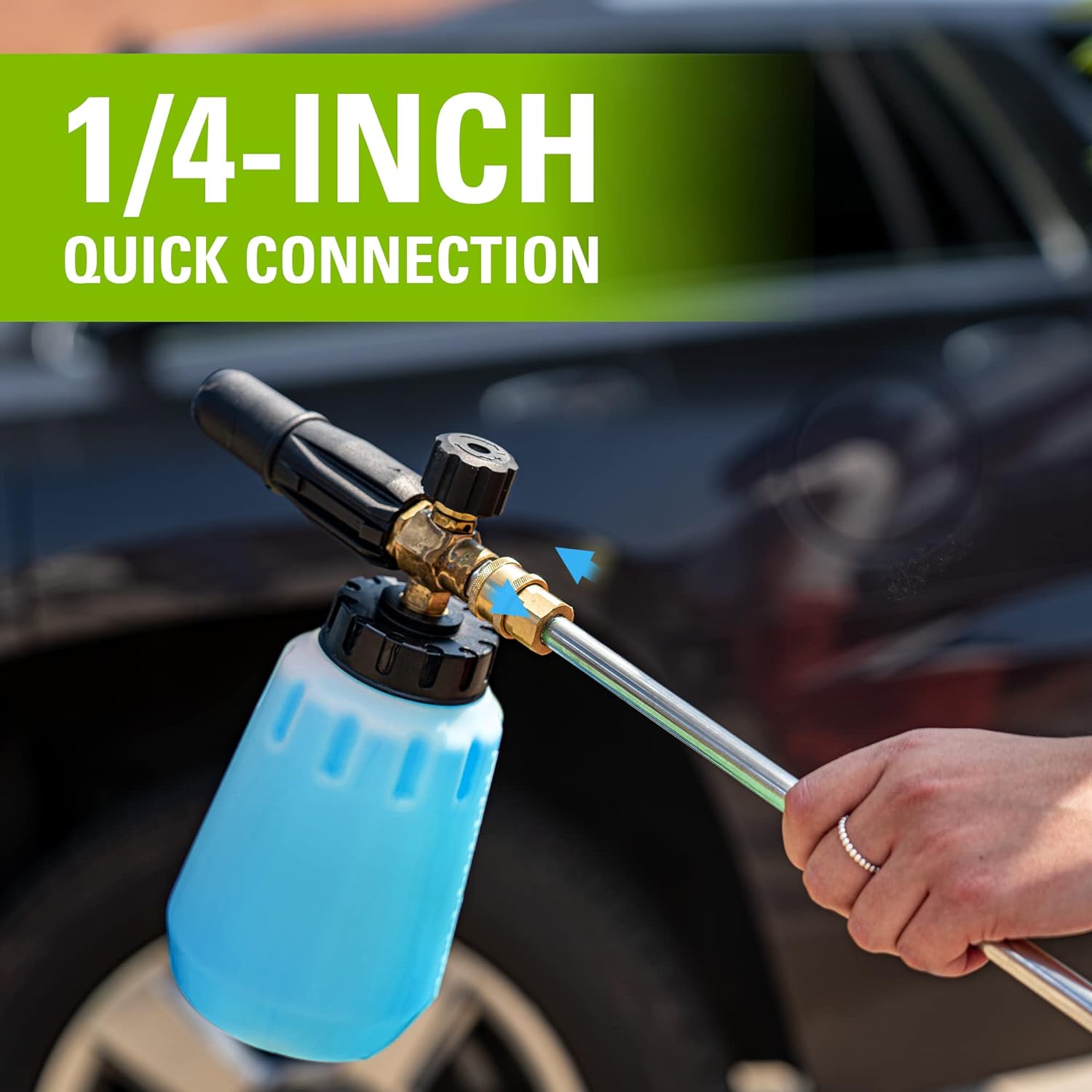 3000 PSI Pressure Washer, Premium Foam Cannon Combo Kit