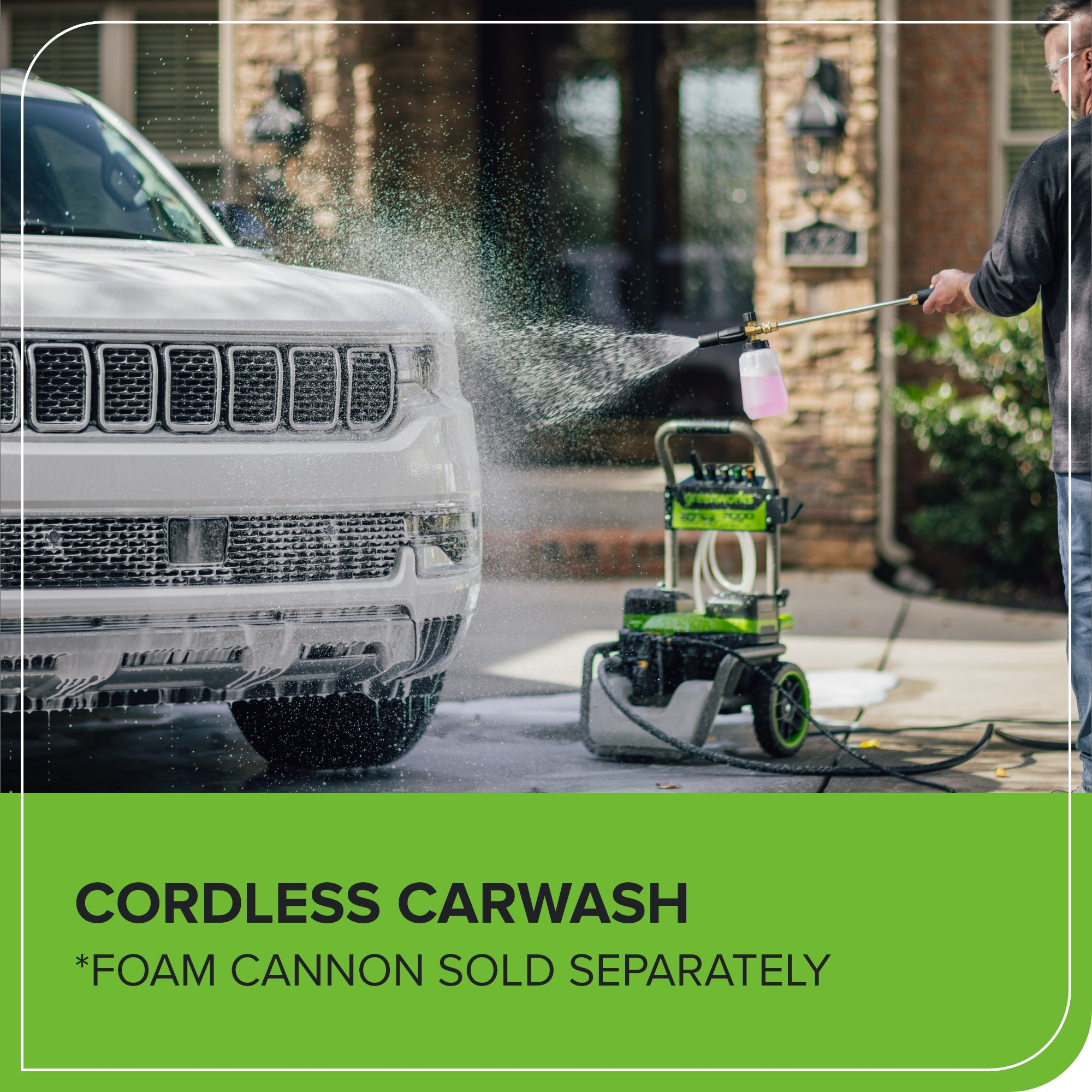 60V/AC Hybrid 3000-PSI 2.0 GPM Electric Pressure Washer (Tool Only)