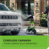 60V/AC Hybrid 3000-PSI 2.0 GPM Electric Pressure Washer (Tool Only)