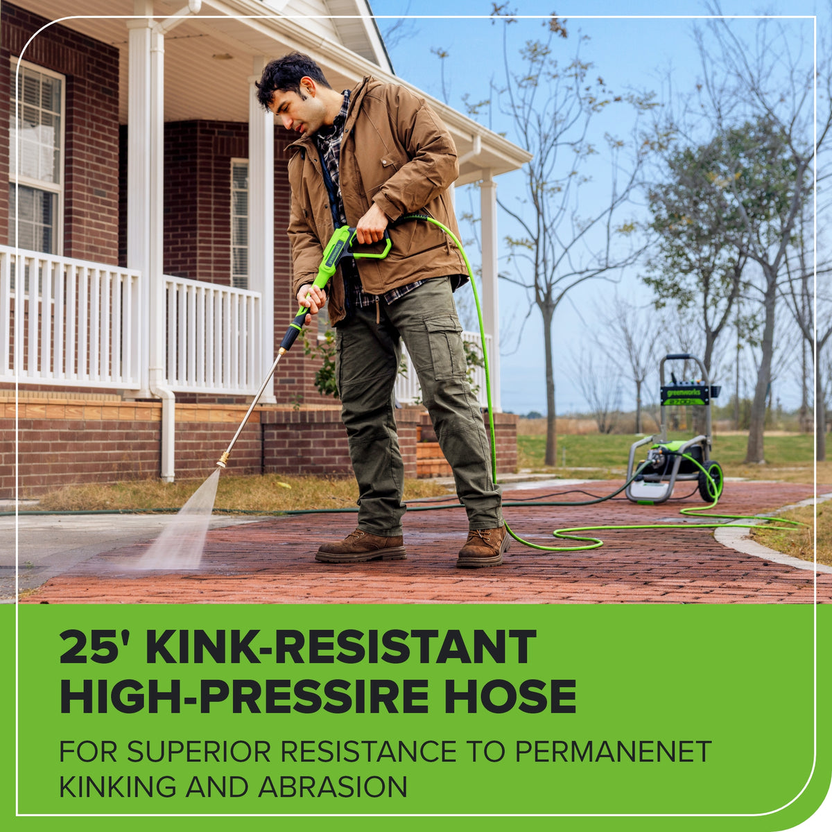 2700 PSI 1.2 GPM Cold Water Electric Pressure Washer