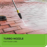 2100 PSI 1.2 GPM Portable Cold Water Electric Pressure Washer