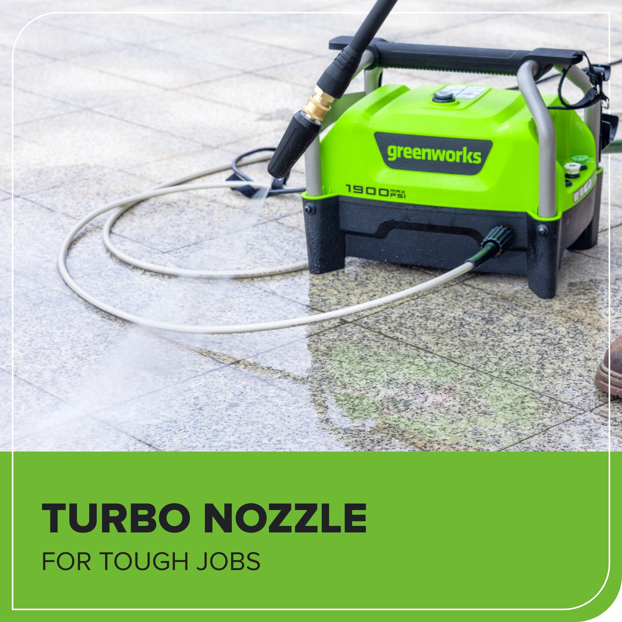 1900 PSI 1.2 GPM Portable Hand Carry Cold Water Electric Pressure Washer