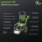 3000 PSI 2.0 GPM Cold Water Electric Pressure Washer (Gen 2)