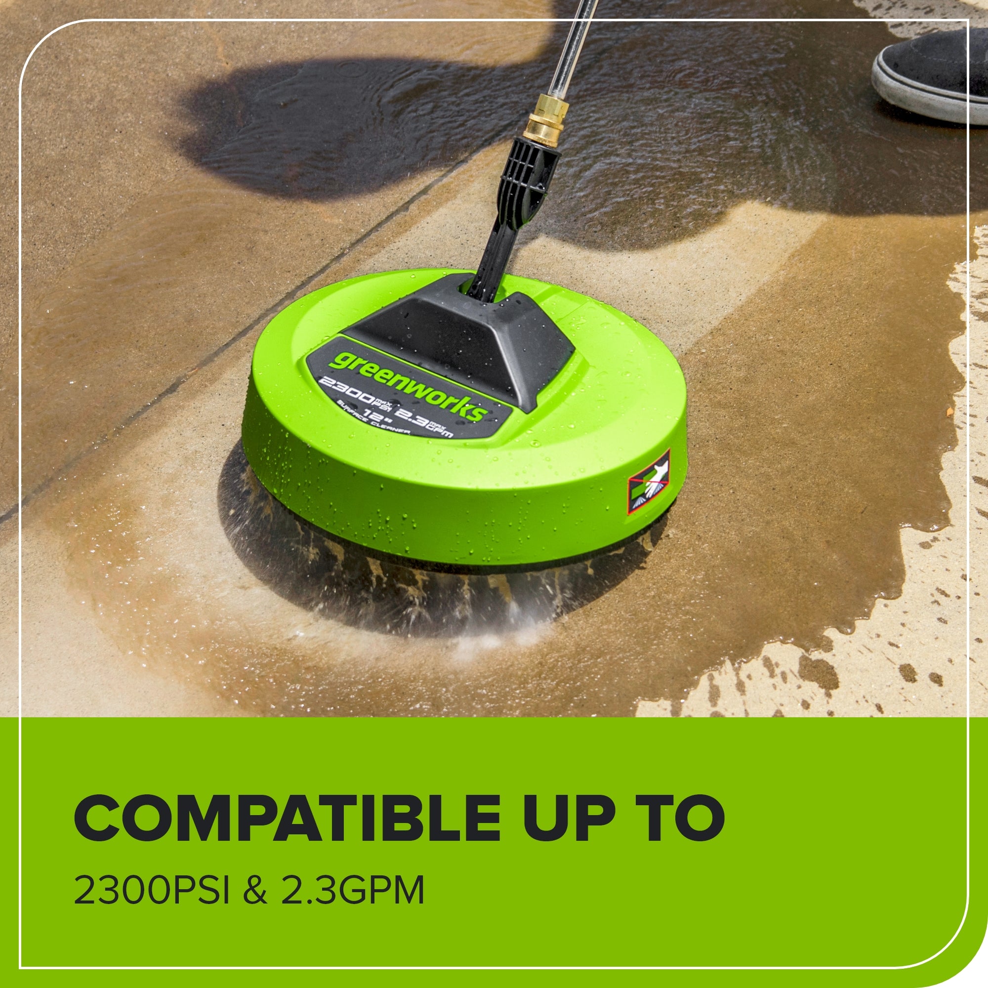 Universal 12" Rotating Surface Cleaner