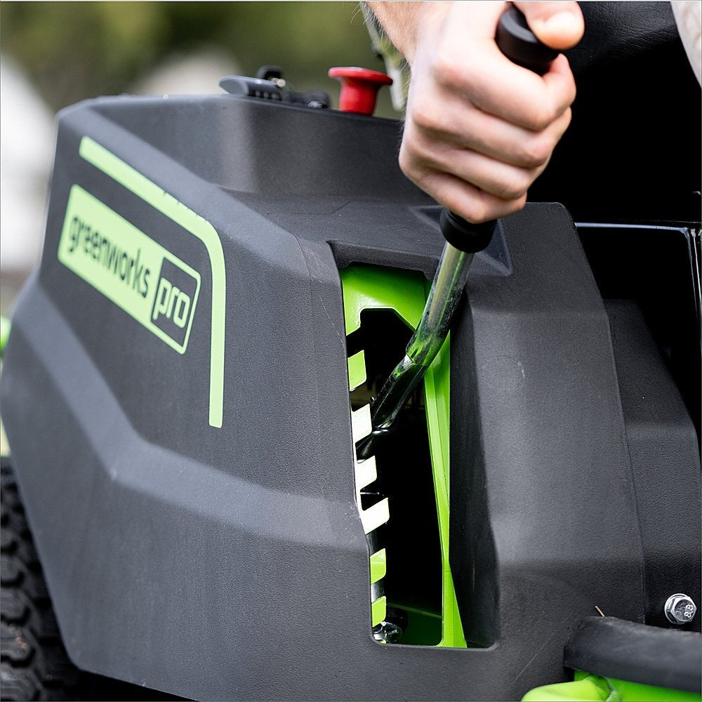 80V 42" Cordless Battery CrossoverT Riding Lawn Mower, Twelve (12) 4.0 Ah Batteries and (3) Dual-Port Turbo Chargers, CRT4281