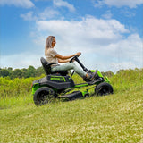 80V 42" Cordless Battery CrossoverT Riding Lawn Mower, Twelve (12) 4.0 Ah Batteries and (3) Dual-Port Turbo Chargers, CRT4281