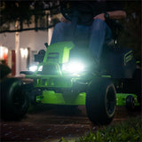 80V 42" Cordless Battery CrossoverT Riding Lawn Mower, Twelve (12) 4.0 Ah Batteries and (3) Dual-Port Turbo Chargers, CRT4281