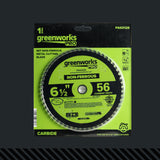 Pro 56-Tooth 6-1/2" Demolition Circular Saw Blade with Construction-Grade Carbide Teeth
