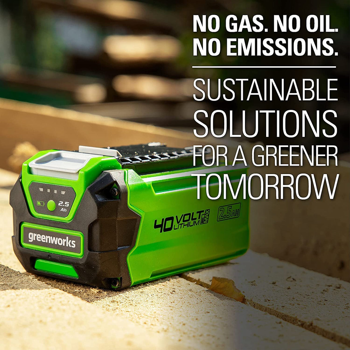 40V 2.5 Ah Batteries and Charger Combo Kit