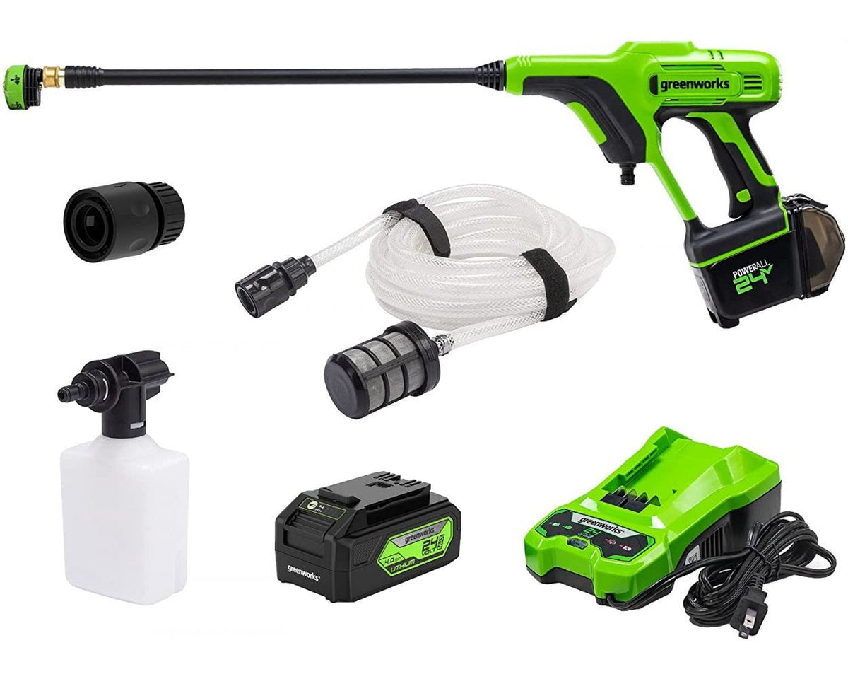 3000 PSI Pressure Washer, 24V 600-PSI Cordless Power Cleaner Combo Kit