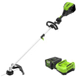 80V 16" Cordless Battery String Trimmer (Attachment Capable) and 8" Edger Attachment Combo Kit: 2.0 Ah Battery and Charger