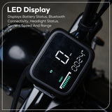 80V STEALTH Series Electric Mini-Bike: (2) 8.0 Ah Batteries and Dual-Port Rapid Charger