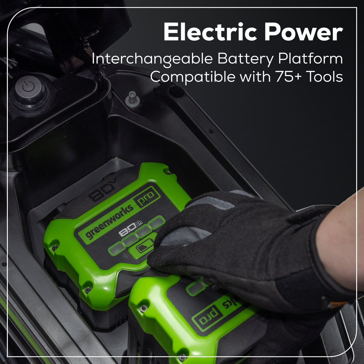 80V STEALTH Series Electric Mini-Bike: (2) 8.0 Ah Batteries and Dual-Port Rapid Charger