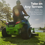 60V 42" Electric CrossoverZ Zero Turn Mower: (6) 8 Ah Batteries and 600W Wall Charger, CRZ4262