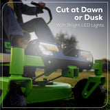 60V 42" Electric CrossoverZ Zero Turn Mower: (6) 8 Ah Batteries and 600W Wall Charger, CRZ4262