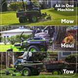 80V 60" MaximusZ Zero Turn Lawn Mower, (4) 8Ah Batteries: (2) 16Ah Batteries and 1.5kW Wall Charger, MZ6081