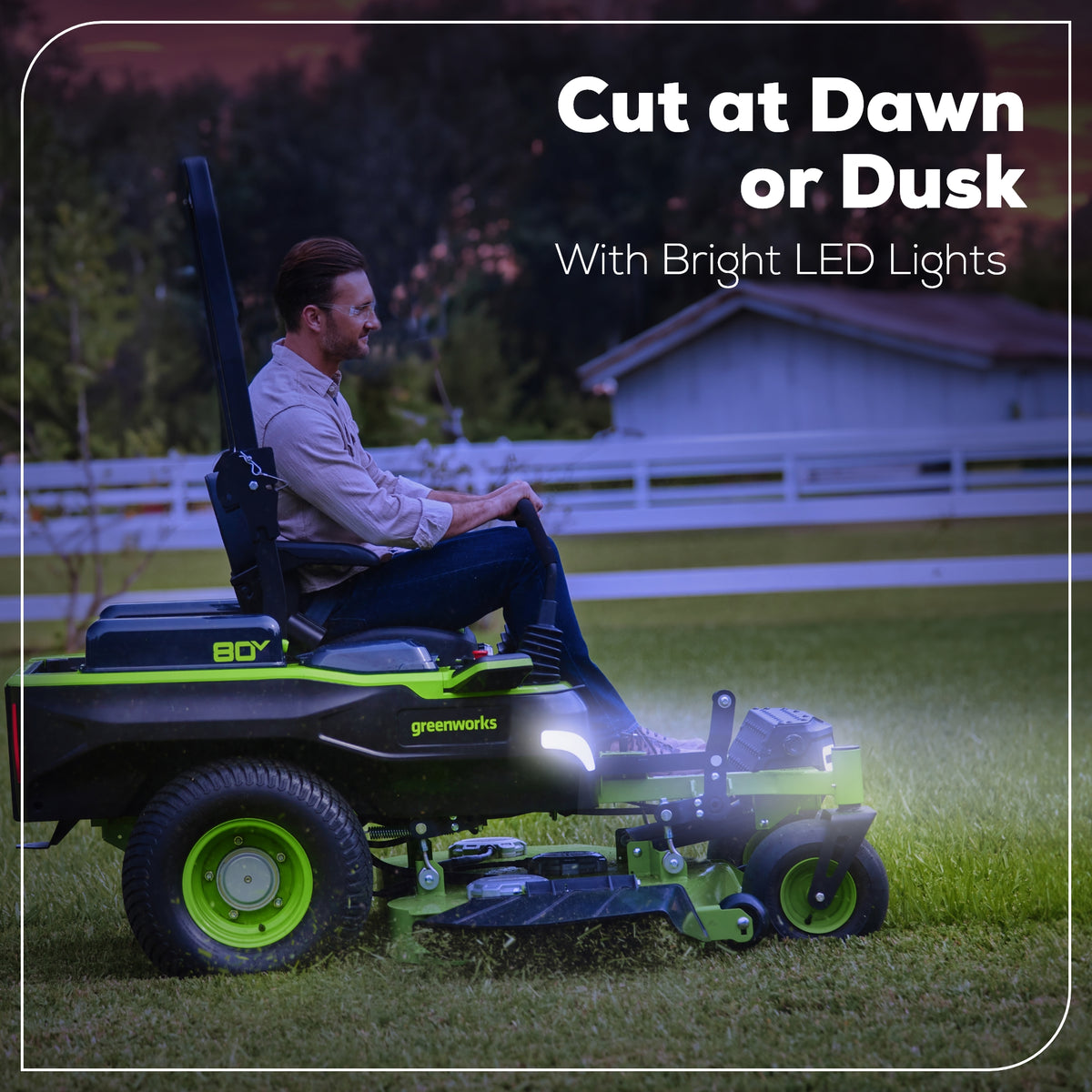 80V 60" MaximusZ Zero Turn Lawn Mower, (4) 8Ah Batteries: (2) 16Ah Batteries and 1.5kW Wall Charger, MZ6081