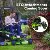 80V 60" MaximusZ Zero Turn Lawn Mower, (4) 8Ah Batteries: (2) 16Ah Batteries and 1.5kW Wall Charger, MZ6081