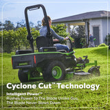 80V 54" MaximusZ Zero Turn Riding Mower with (2) 16.0 Ah and (4) 4.0 Ah Batteries and 1.5kW Charger, MZ5481