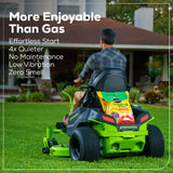 RENEWED 80V 42" Cordless Battery CrossoverZ Zero Turn Lawn Mower, (6) 5.0Ah Batteries and Chargers, CRZ4281