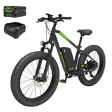 60V VENTURE Series 26" Fat Tire Electric Mountain Bike, 5Ah Battery and Charger