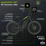 60V VENTURE Series 26" Fat Tire Electric Mountain Bike (Tool Only)