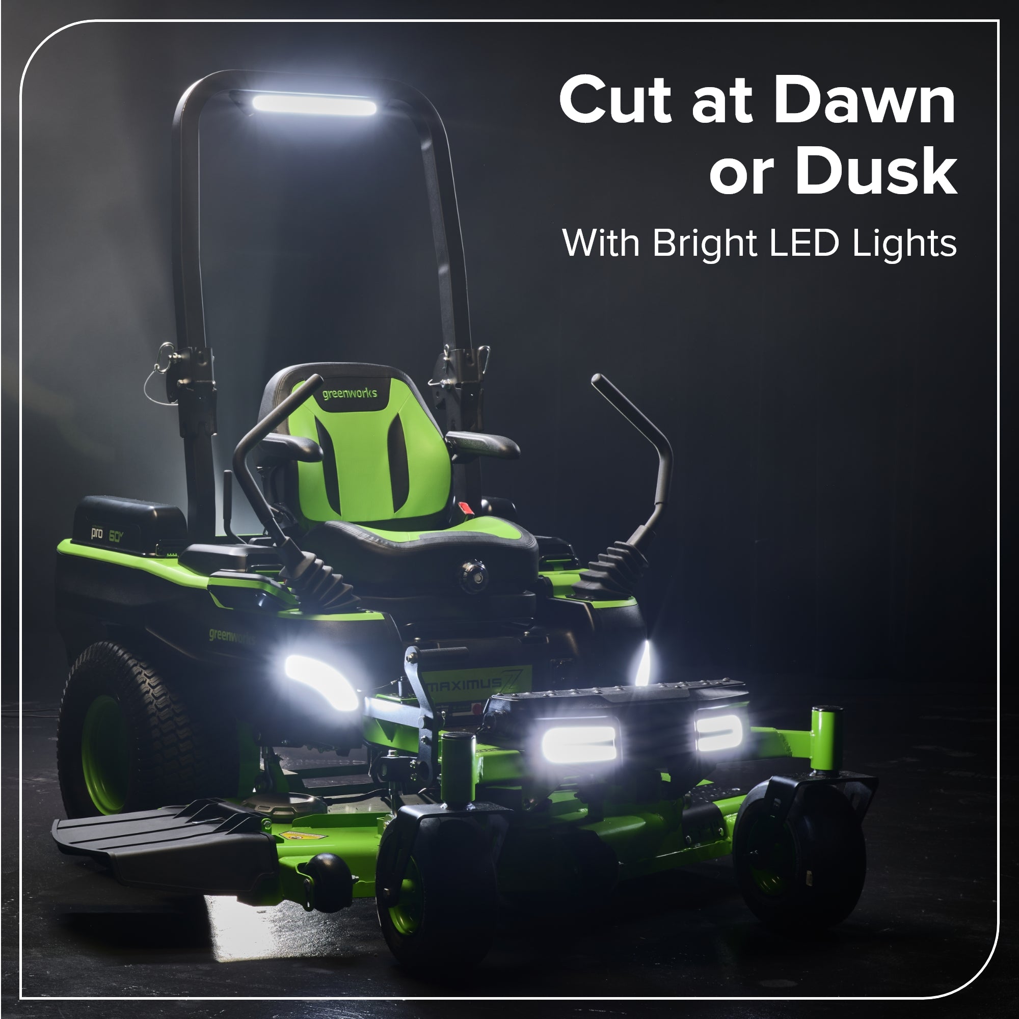 60V 54" MaximusZ Zero Turn Riding Mower with (2) 20.0 Ah, (4) 8.0 Ah Batteries and 1.5kW Charger, MZ5461