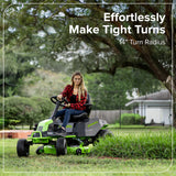 60V 42" Cordless Battery CrossoverT Riding Lawn Mower, (4) 8.0 Ah Batteries and 600W Wall Charger, CRT4262