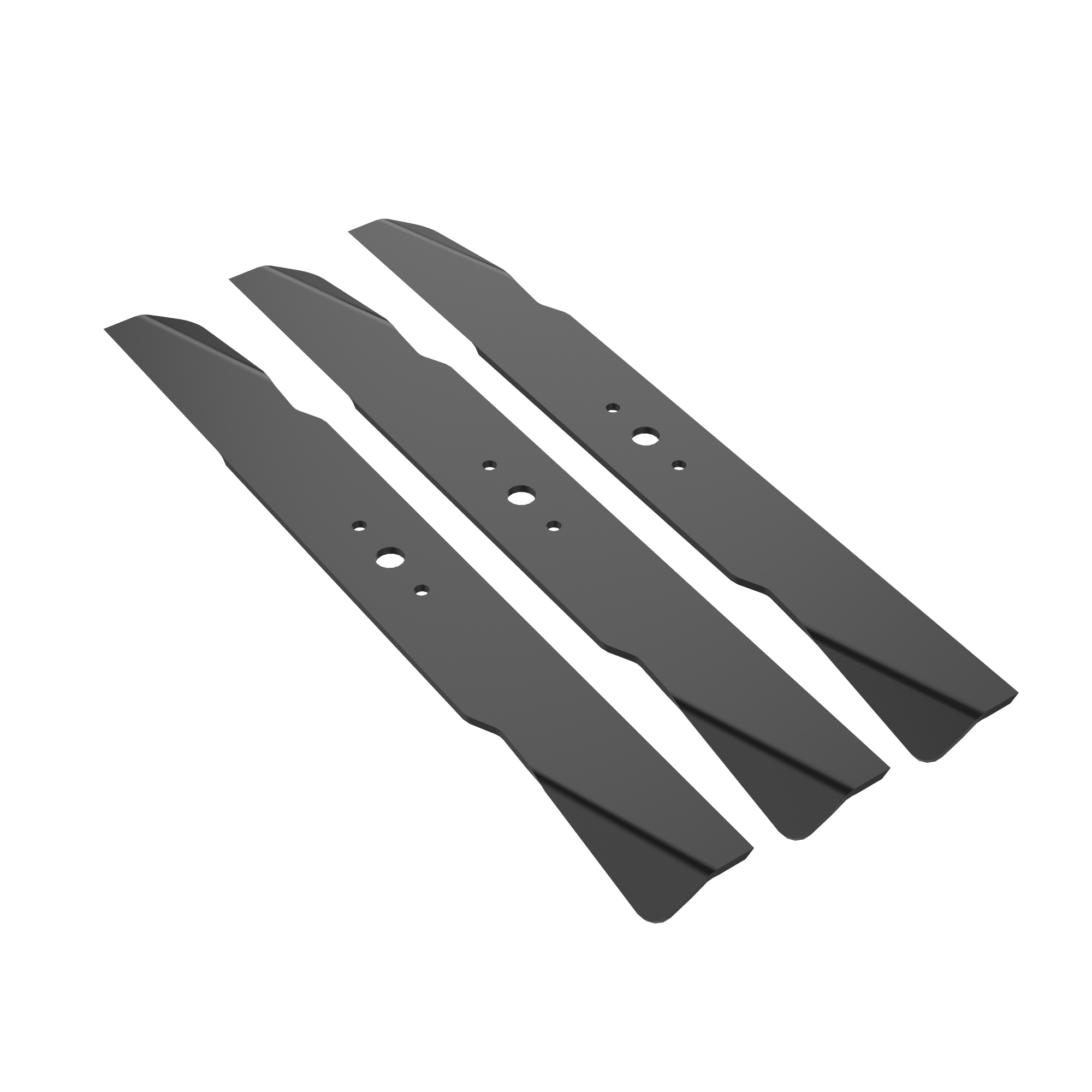 60" Side-Discharge Blade Three-Piece Set
