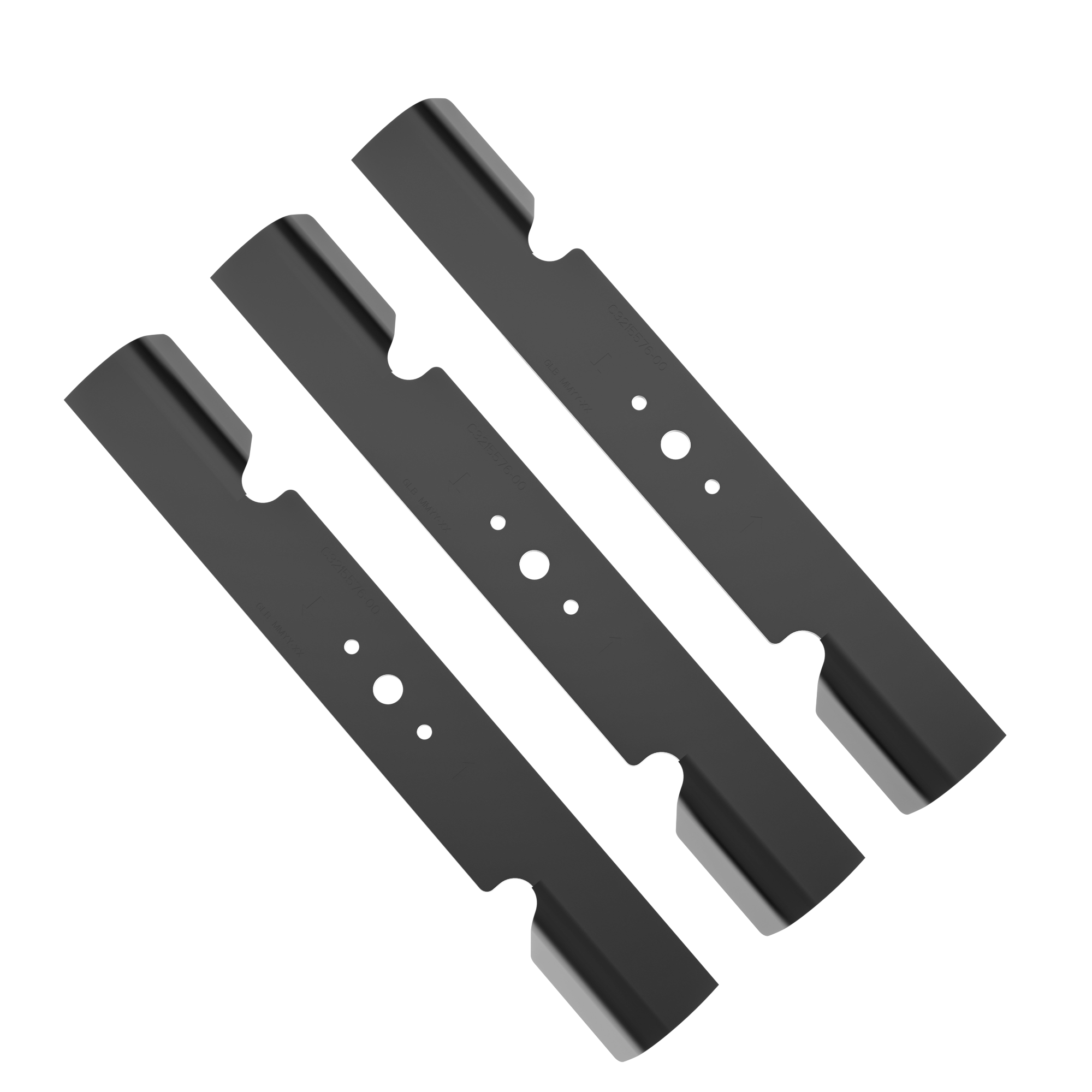 54" Maximus Mower Bagging Blades - 3PC