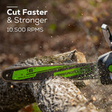 80V 16" 2.0 kW Cordless Battery Chainsaw (Tool Only)