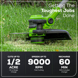 40V 13" Gen 2 Cordless Battery String Trimmer / Edger: 2.0 Ah Battery and Charger