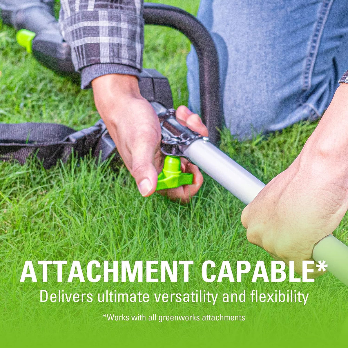 40V 550 CFM Cordless Battery Leaf Blower and 16" Attachment Capable String Trimmer Combo Kit, 4Ah Battery and Charger