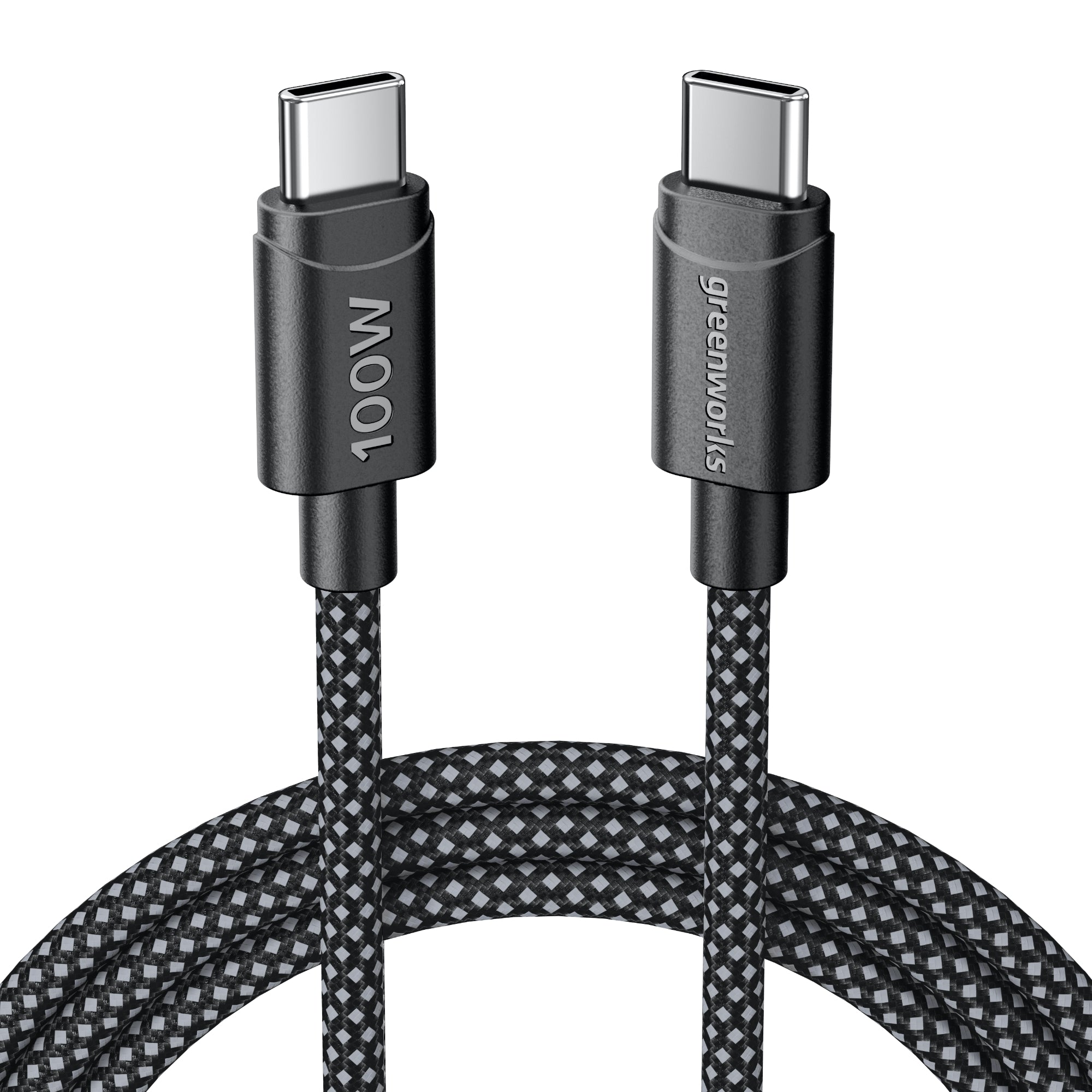 3FT 100W Fast Charging Cord, Bi-Directional USB-C